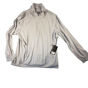 7 Diamonds Core Performance Pullover Mens XXL Gray NEW 1/4 Zip SPV-1004 Stretch